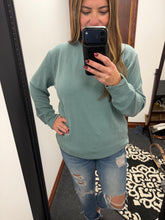 Load image into Gallery viewer, Ribbed Long Sleeve in Jade
