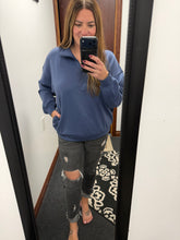 Load image into Gallery viewer, Scuba 1/2 Zip Pull Over in Indigo

