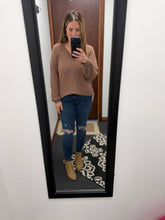 Load image into Gallery viewer, Back Detail V Neck Top
