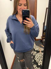 Load image into Gallery viewer, Scuba 1/2 Zip Pull Over in Indigo
