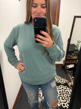 Load image into Gallery viewer, Ribbed Long Sleeve in Jade
