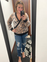 Load image into Gallery viewer, Animal Print Sweater Top
